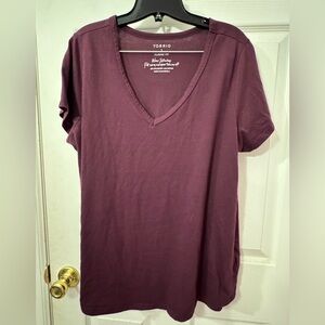 Torrid Women's Rich Purple V-Neck Tee size 1